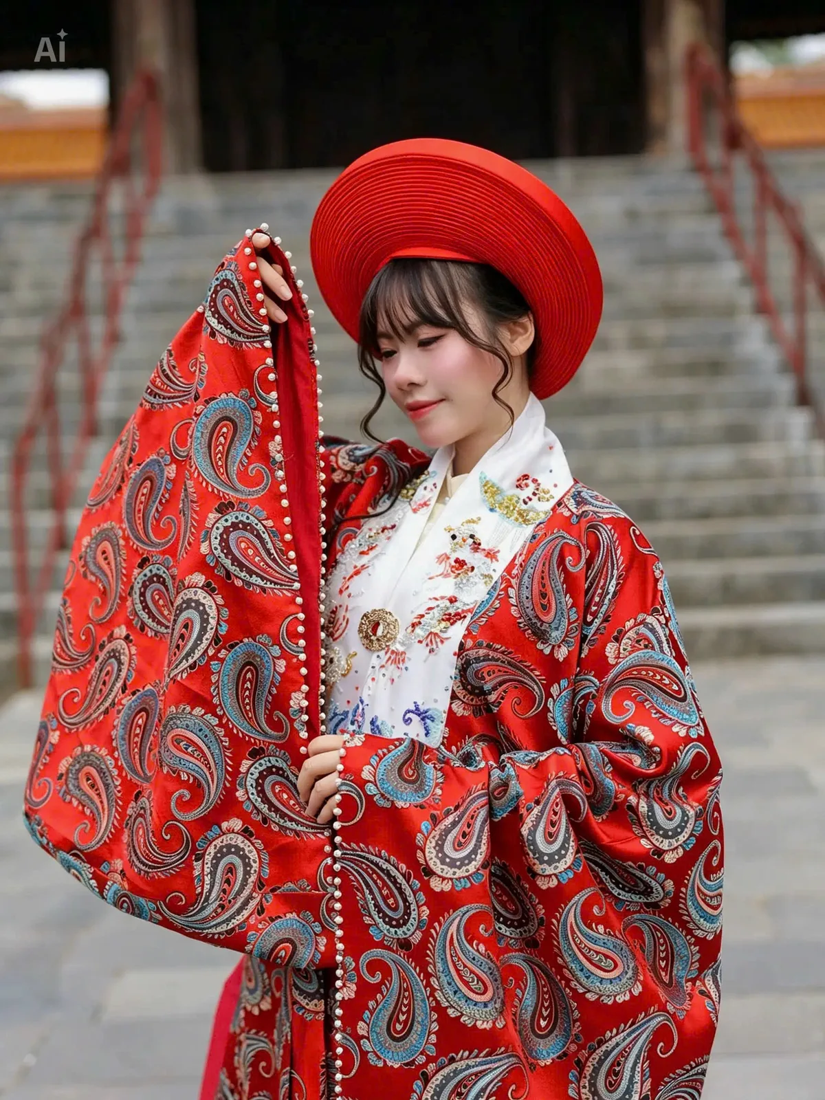 Cườm Son Hoạ Tiết
