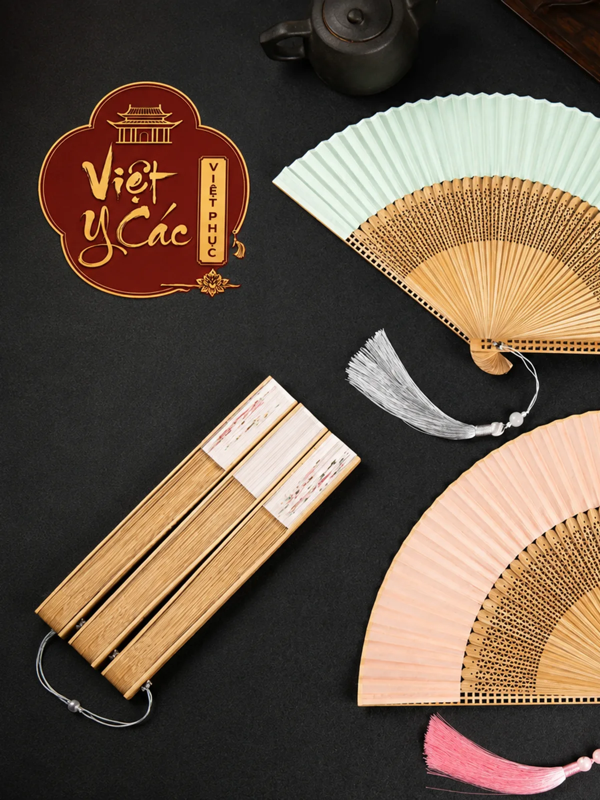 Quạt Tiểu Thư Đa Sắc